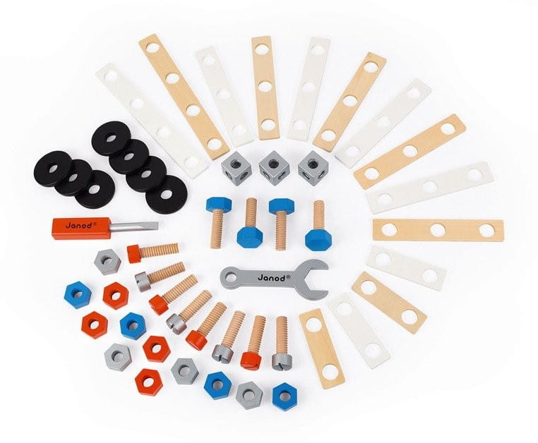 Zestaw konstruktora 50 elementów Brico ‘Kids - Janod