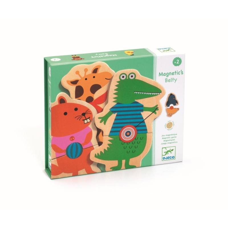 Puzzle Magnetyczne 2-elementowe Belty - Djeco