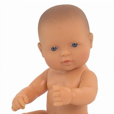 Pachnąca Lalka Dziewczynka Europejka 32 cm + Ubranko - Miniland Doll