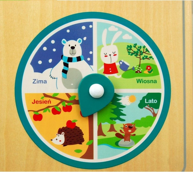 Kalendarz nauka czasu i pór roku - Adam Toys