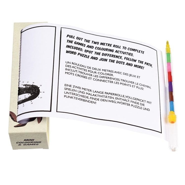 Kolorowanka w Rolce z Kredką Modułową Dinozaury - Rex London