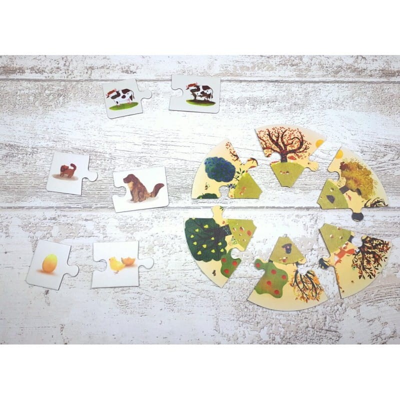 Puzzle Logika. Gra edukacyjna - Kapitan Nauka