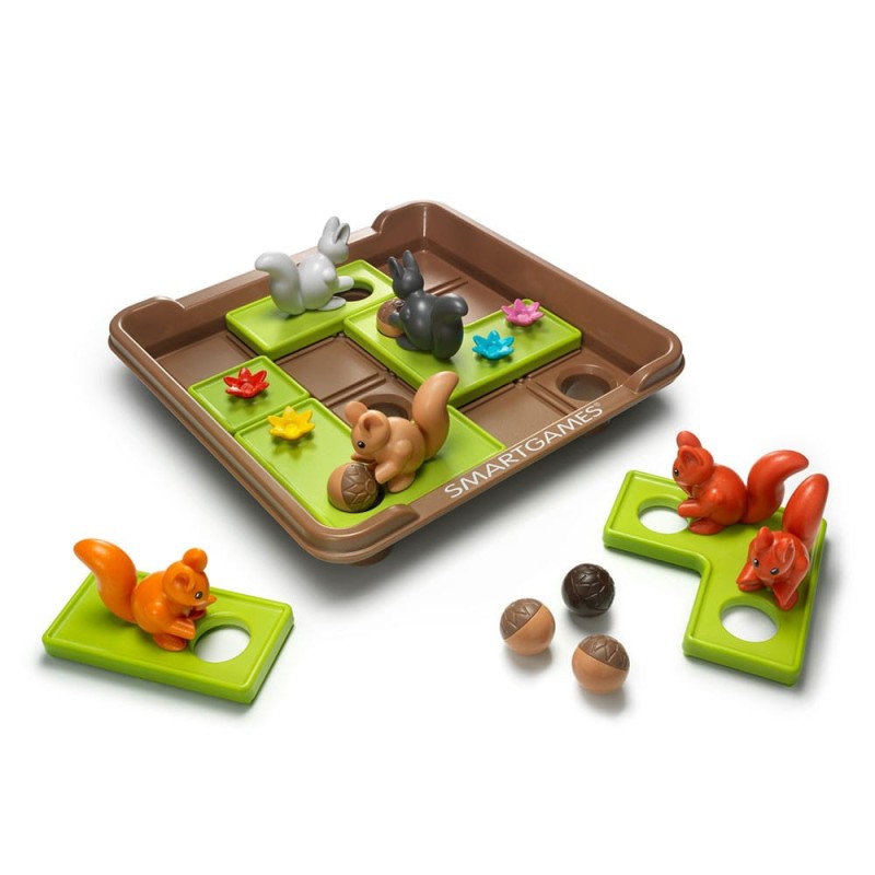 Gra Planszowa dla dzieci 6+ Squirrels Go Nuts XXL - Smart Games