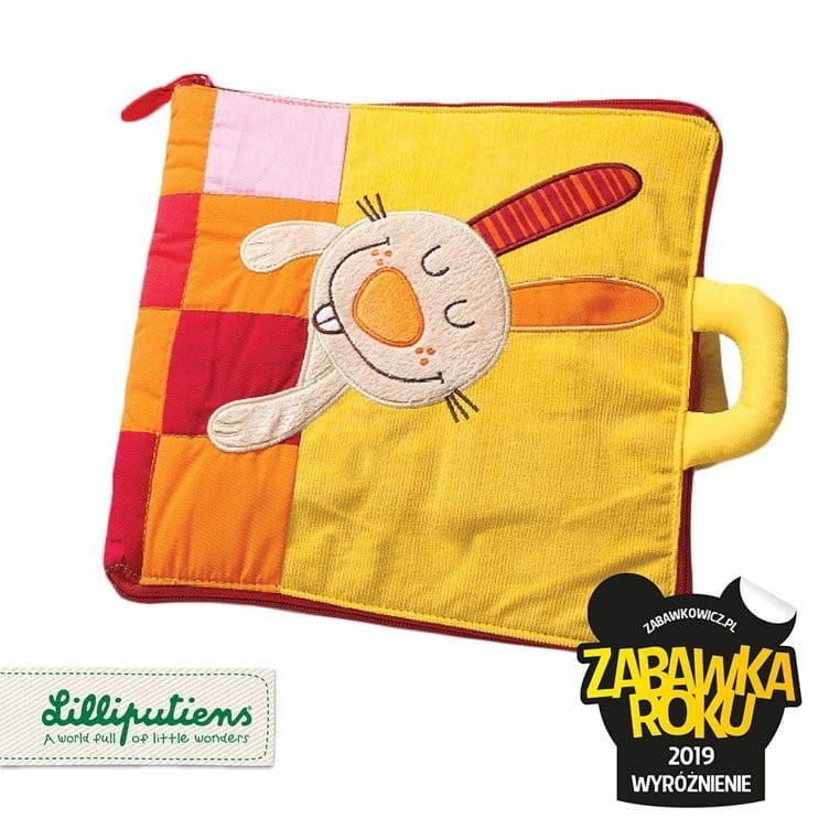 Książeczka Sensoryczna miękka Śpij dobrze, Króliczku - Lilliputiens