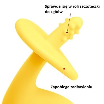 Gryzak Dancing Elephant fioletowy - Mömbella