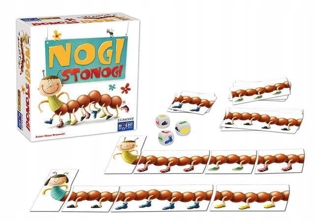 Gra Planszowa dla dzieci Nogi Stonogi