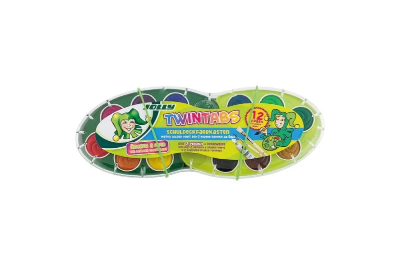 Farby z paletką i pędzelki - Jolly