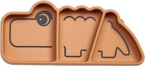 Talerzyk z Przyssawką Krokodyl Croco Mustard - Done by Deer