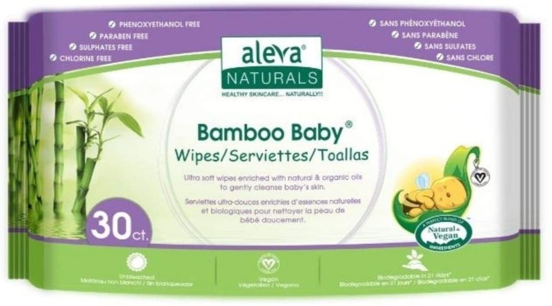 Bambusowe Chusteczki Travel 30 szt - Aleva