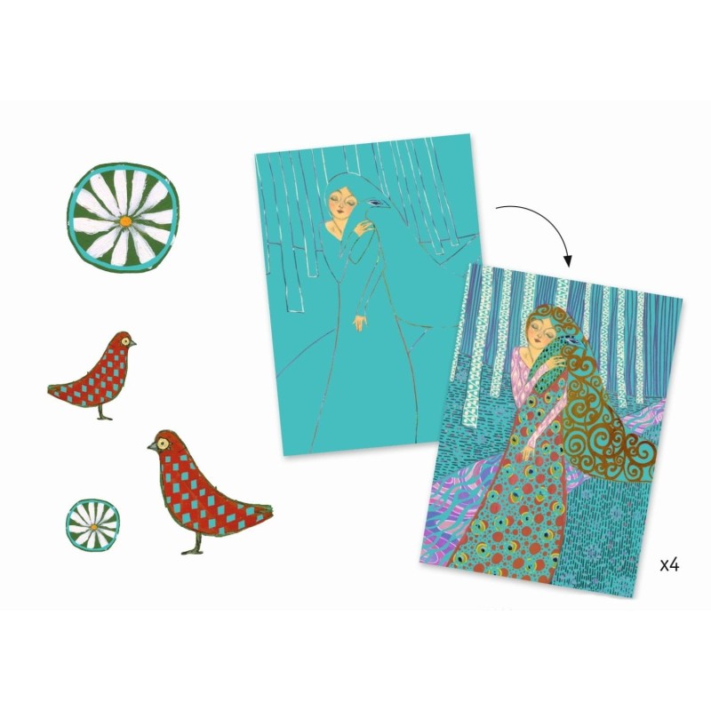 Wydrapywanki sen Ondine - Djeco