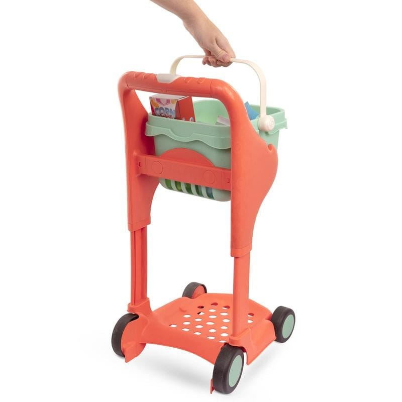 Wózek na zakupy z artykułami Spożywczymi Shop & Glow Toy Cart - b.toys