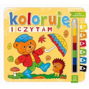 Koloruję i czytam. Kredka segmentowa