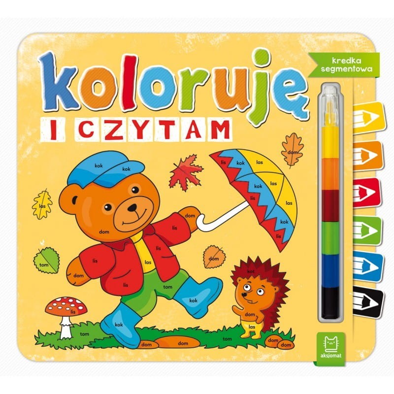 Koloruję i czytam. Kredka segmentowa