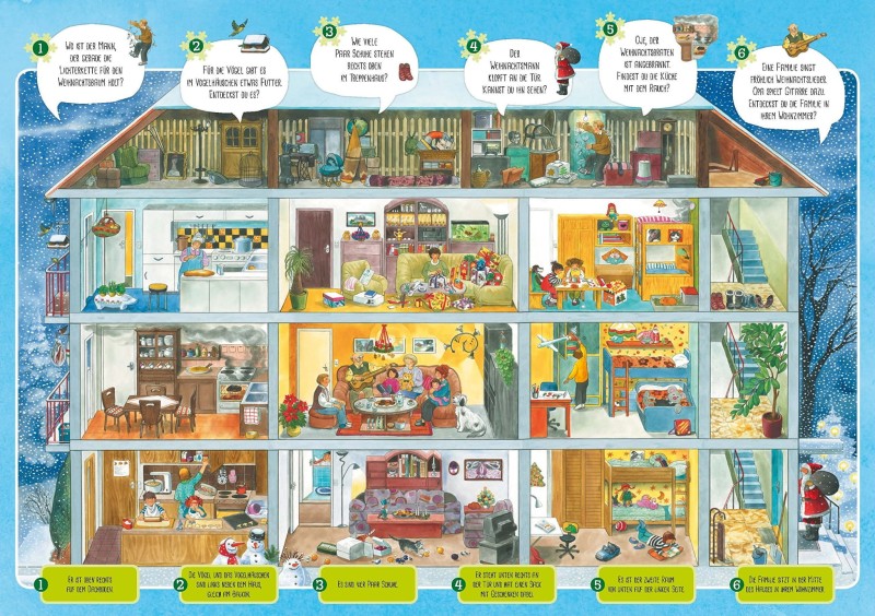 Weihnachtswimmelbuch Anne Suess - po niemiecku