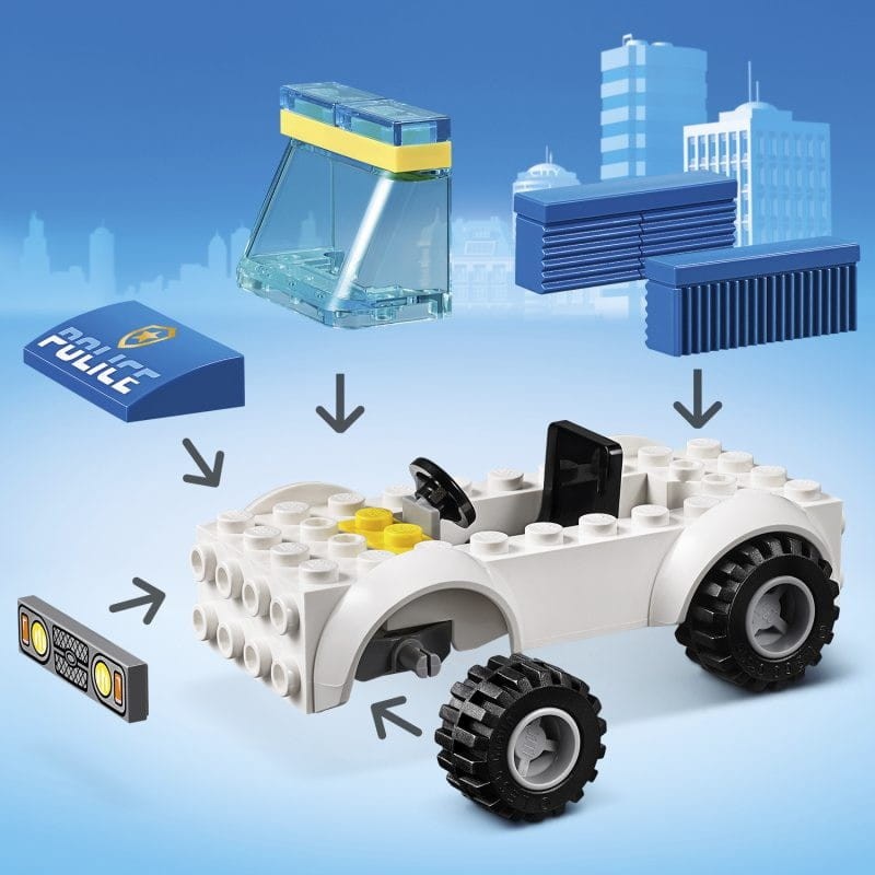 Klocki LEGO City Oddział policyjny z psem 60241