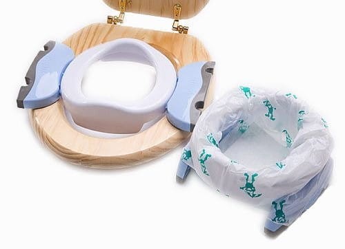 Nocnik i nakładka na sedes 2w1 szary - Potette Plus