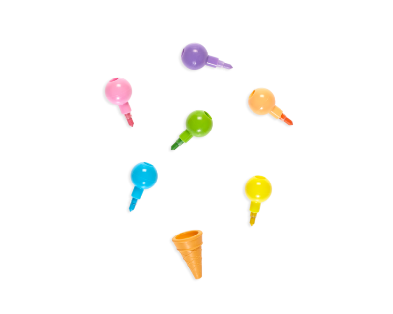 Kredka przekładana z Gumką Lody - Ooly