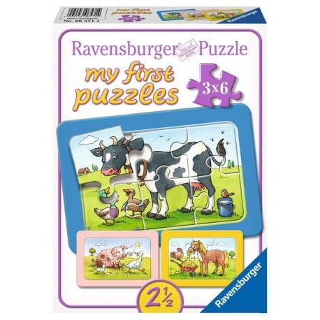 Puzzle w ramce Zwierzęta Wiejskie - Ravensburger