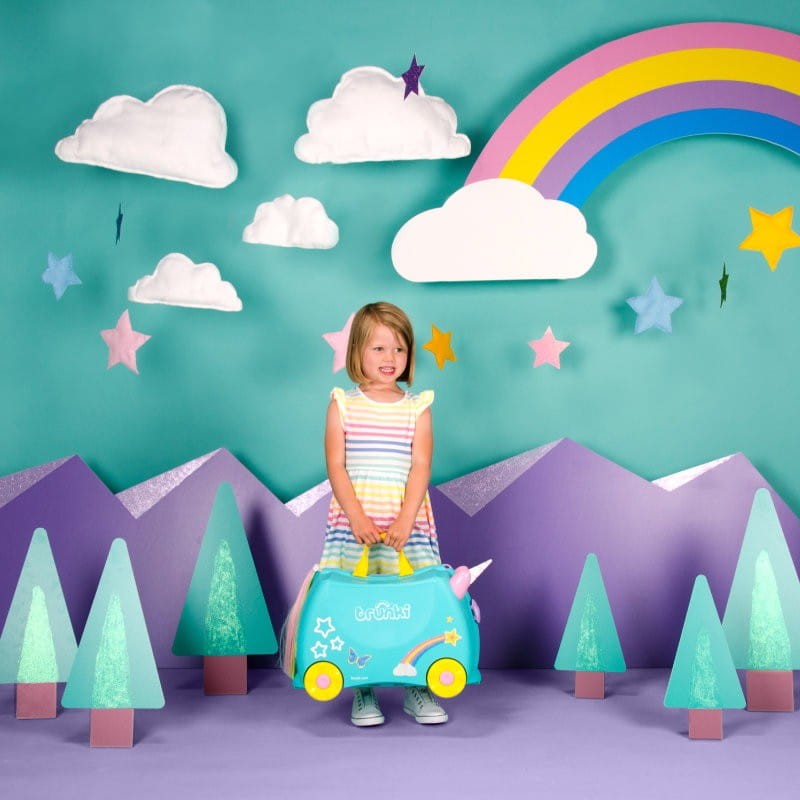 Walizka dla Dzieci Jeździk Jednorożec - Trunki