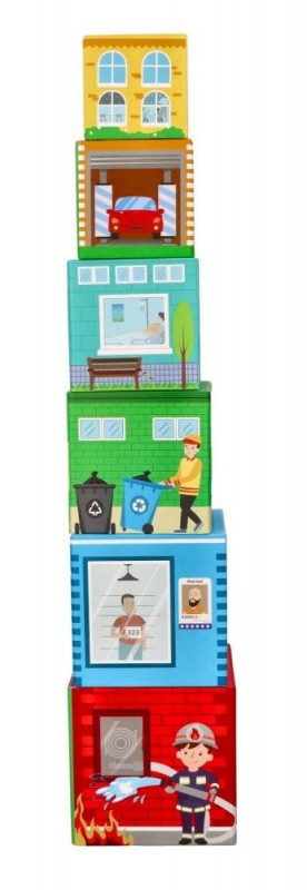 Pudełka Garaże z Pojazdami - Lelin