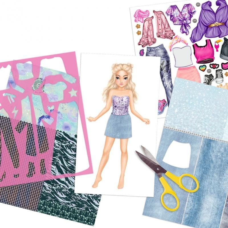 Kreatywna Teczka Projektowanie Ubrań Design Studio - Top Model