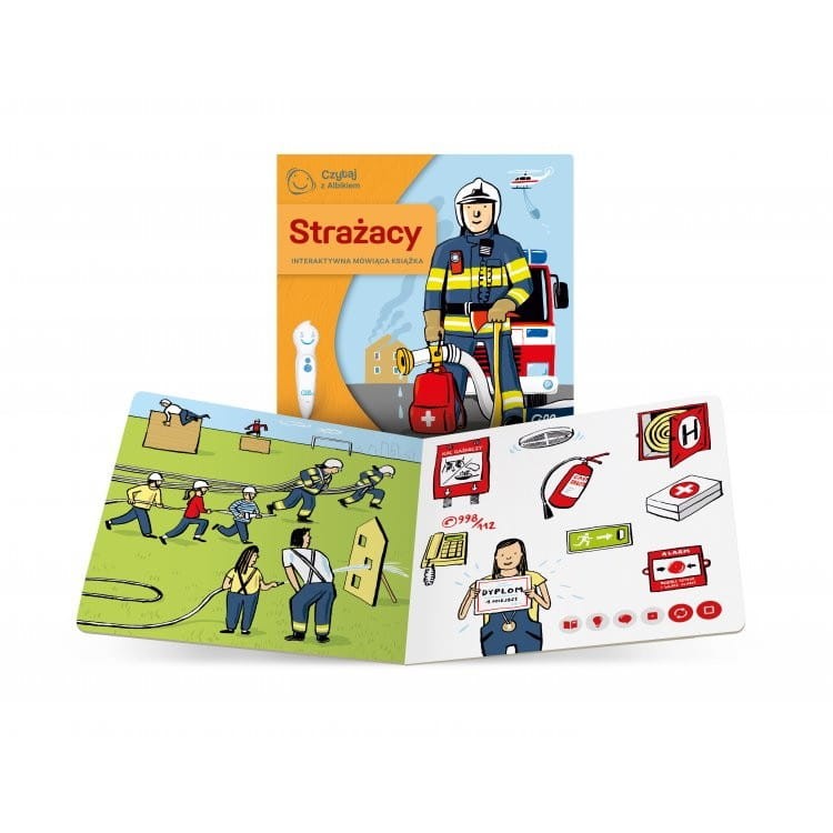 Mini książka zawody Strażacy - Czytaj z Albikiem
