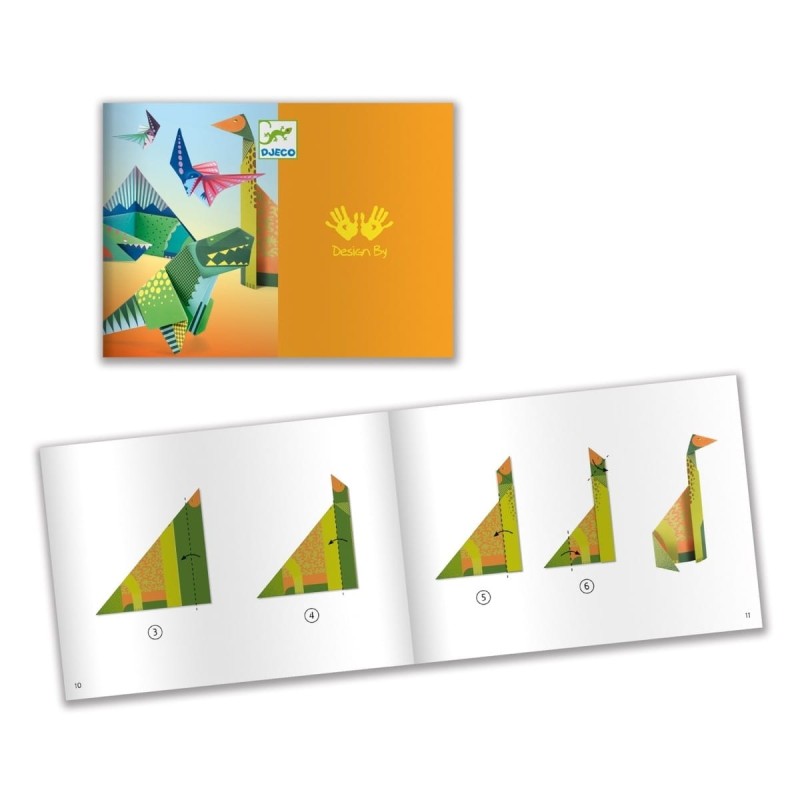 Origami Dinozaury z Papieru - Djeco