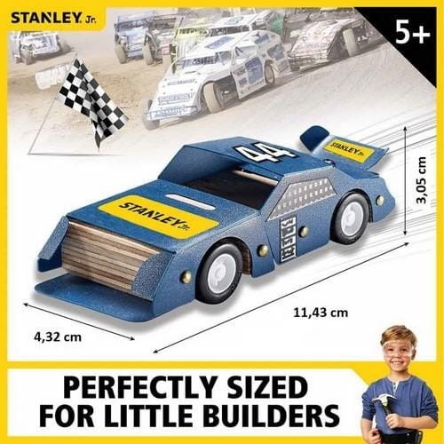 Narzędzia i Zestaw do Konstruowania 2 Pojazdów - Stanley Jr.