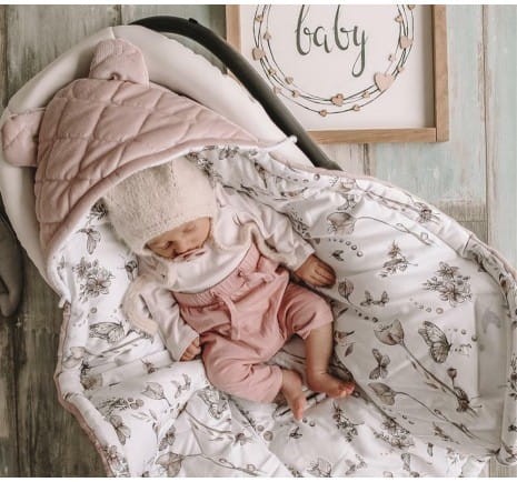 Kocyk do fotelika Natura gray - BabySteps