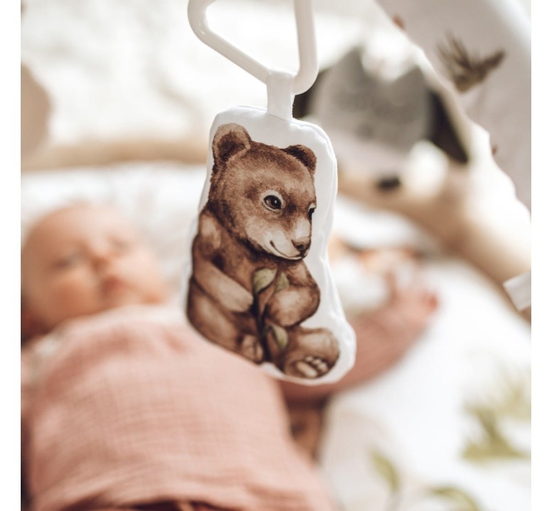 Mata Edukacyjna z Pałąkami Happy Bear - BabySteps