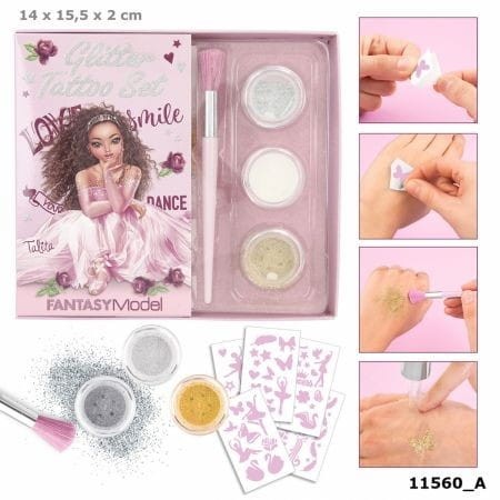 Tatuaże Brokatowe Ballet Taniec - TOPModel