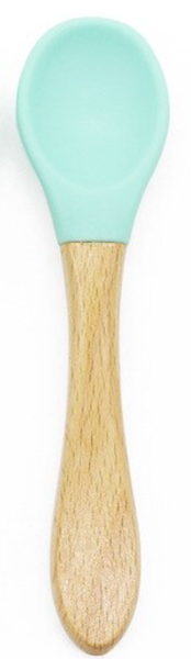 Silikonowy miseczka z przyssawką miętowa - Bi-bi