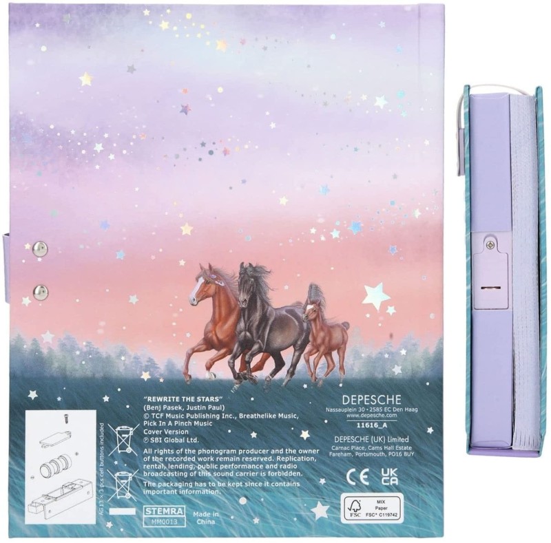 Grający Pamiętnik na Kod Konie - Miss Melody