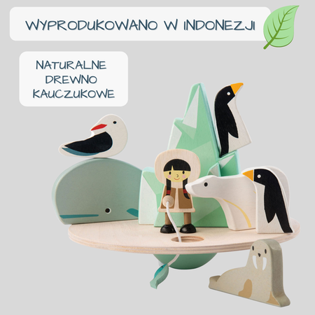 Balansujący Biegun Polarny Gra Zręcznościowa - Tender Leaf Toys