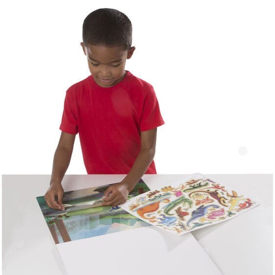 Wielorazowe Naklejki Dinozaury Prehistoria - Melissa & Doug