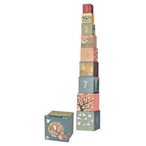 Piramida z Klocków Kartonowych 1,2,3 Farma - Egmont Toys