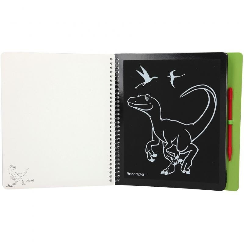 Zdrapywanki z Rysikiem Dinozaury Magic Scratch - Depesche
