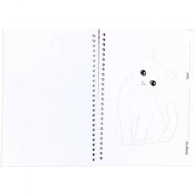 Szkicownik Notesik z Naklejkami - TOPModel