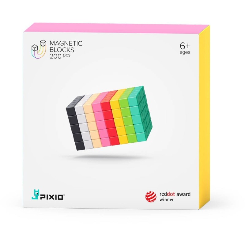 Klocki Magnetyczne 200 el. Design Series - Pixio