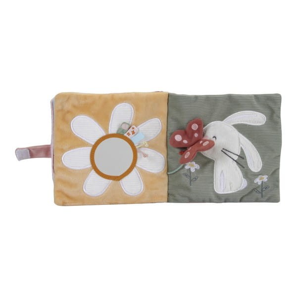 Miękka Książeczka z Lusterkiem Flowers & Butterflies - Little Dutch