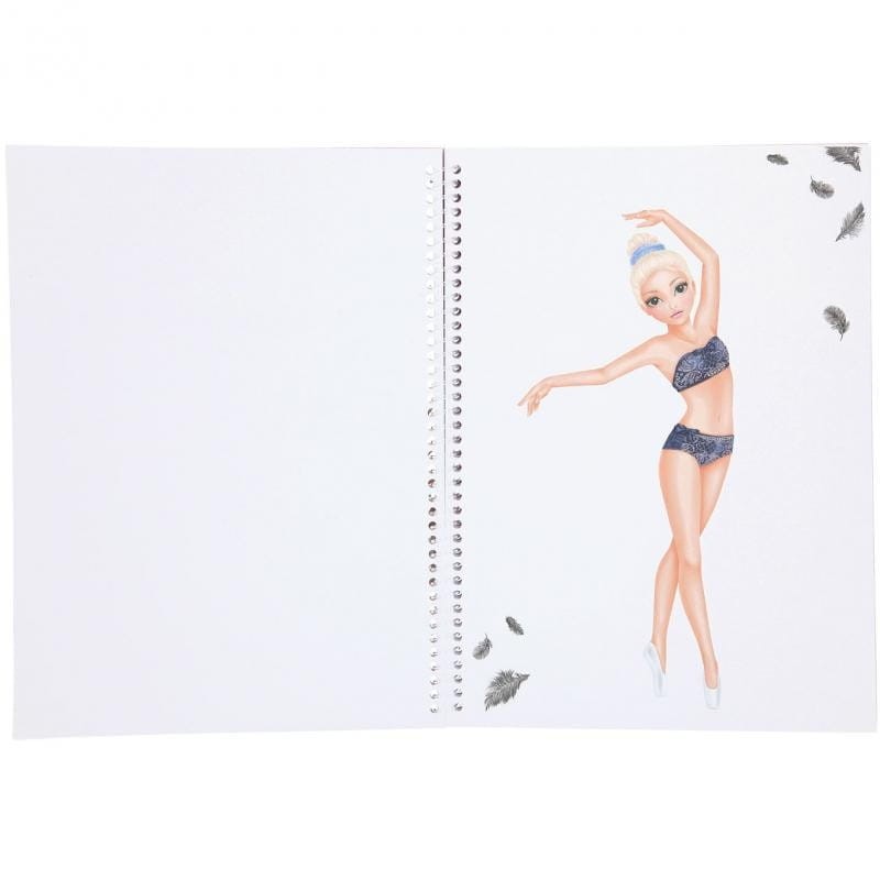 Szkicownik z Naklejkami Ballet Kolorowanka - TOPModel