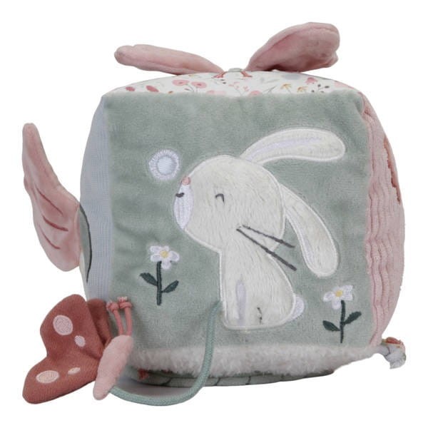 Miękka Kostka Aktywizująca Flowers & Butterflies - Little Dutch