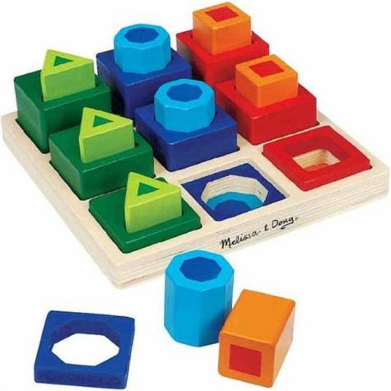 Sorter Kształtów i Drewniane Klocki - Melissa & Doug