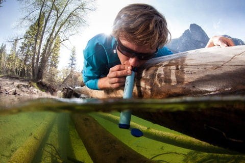 Słomka Życia Filtr do Wody Niebieski 3 szt. - LifeStraw