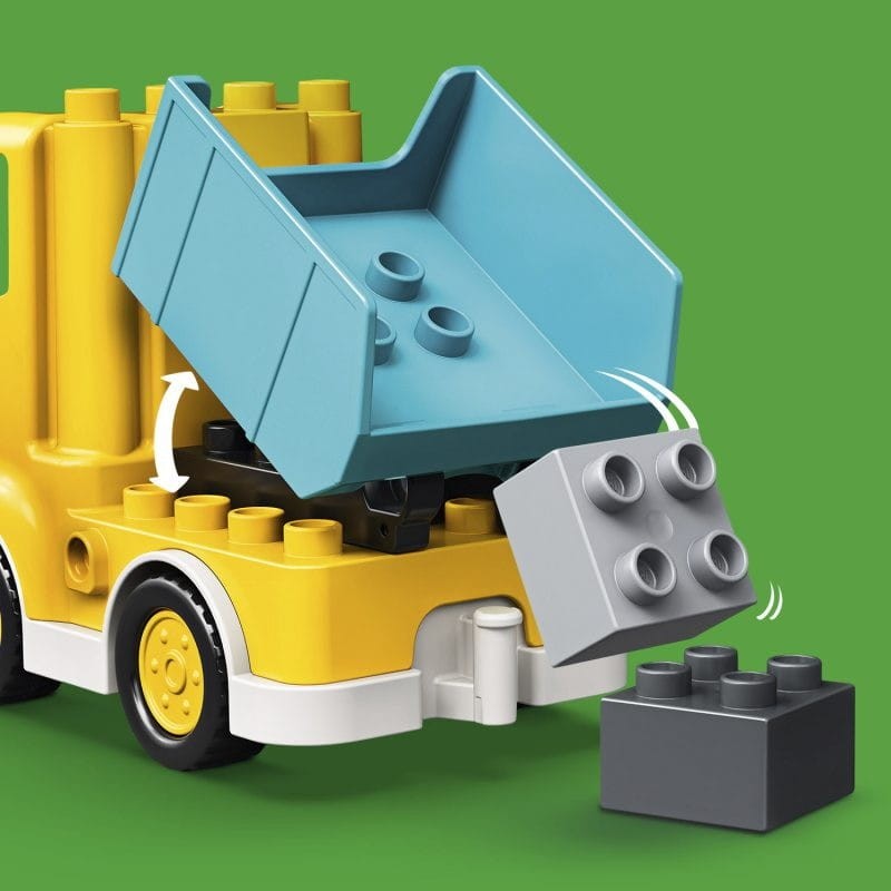 Zestaw Klocków Lego Duplo 10931 Ciężarówka i koparka gąsienicowa