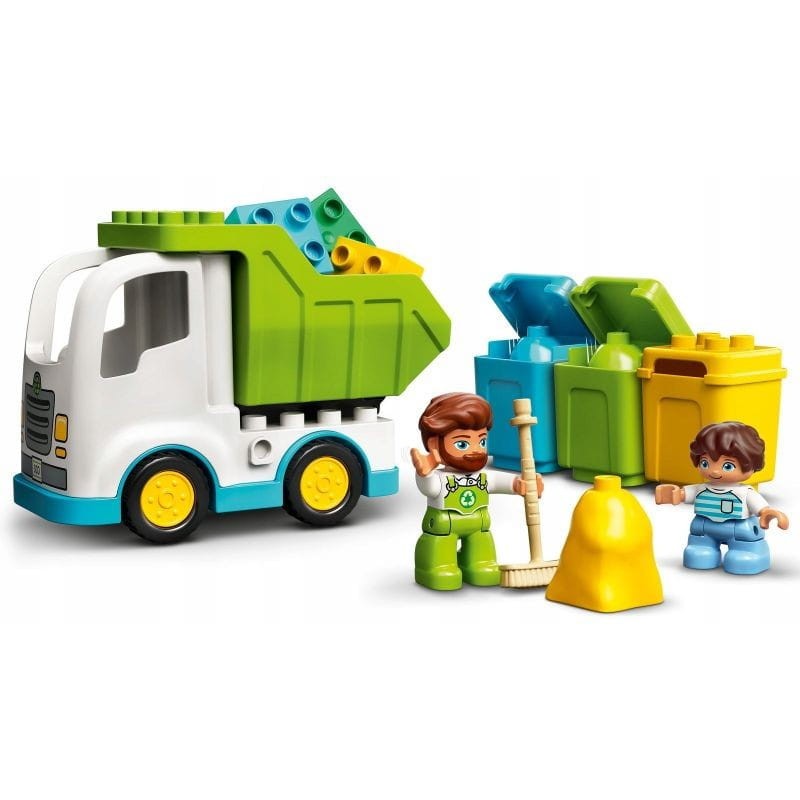 Zestaw Klocków Lego Duplo 10945 Śmieciarka i recykling