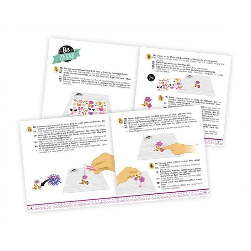 Tatuaże do samodzielnego Wykonania Bead Tattoos - Buki