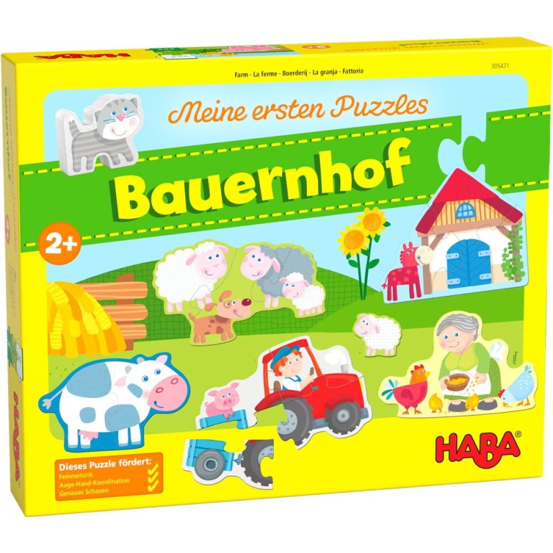 Moje pierwsze puzzle Zwierzęta na Farmie - Haba