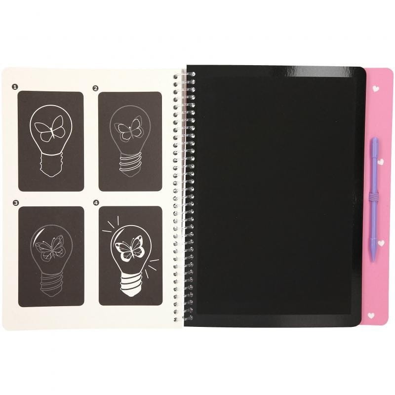 Zdrapywanki z Rysikiem Magic Scratch 20 str. - Top Model