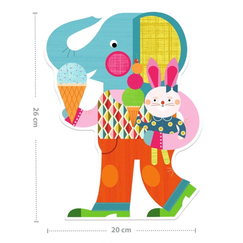 Wodne kolorowanki Kolorowe Zwierzątka - Djeco